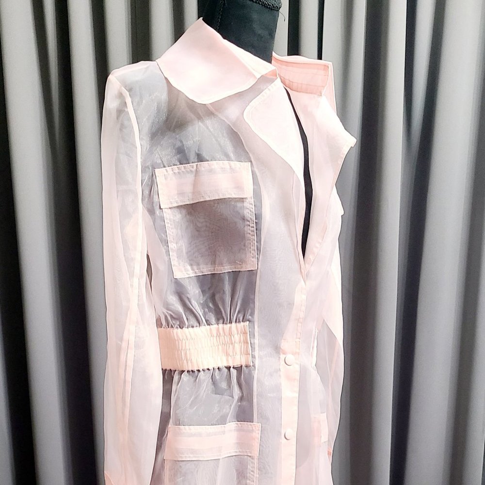 Sheer Pink Trendy Overlay